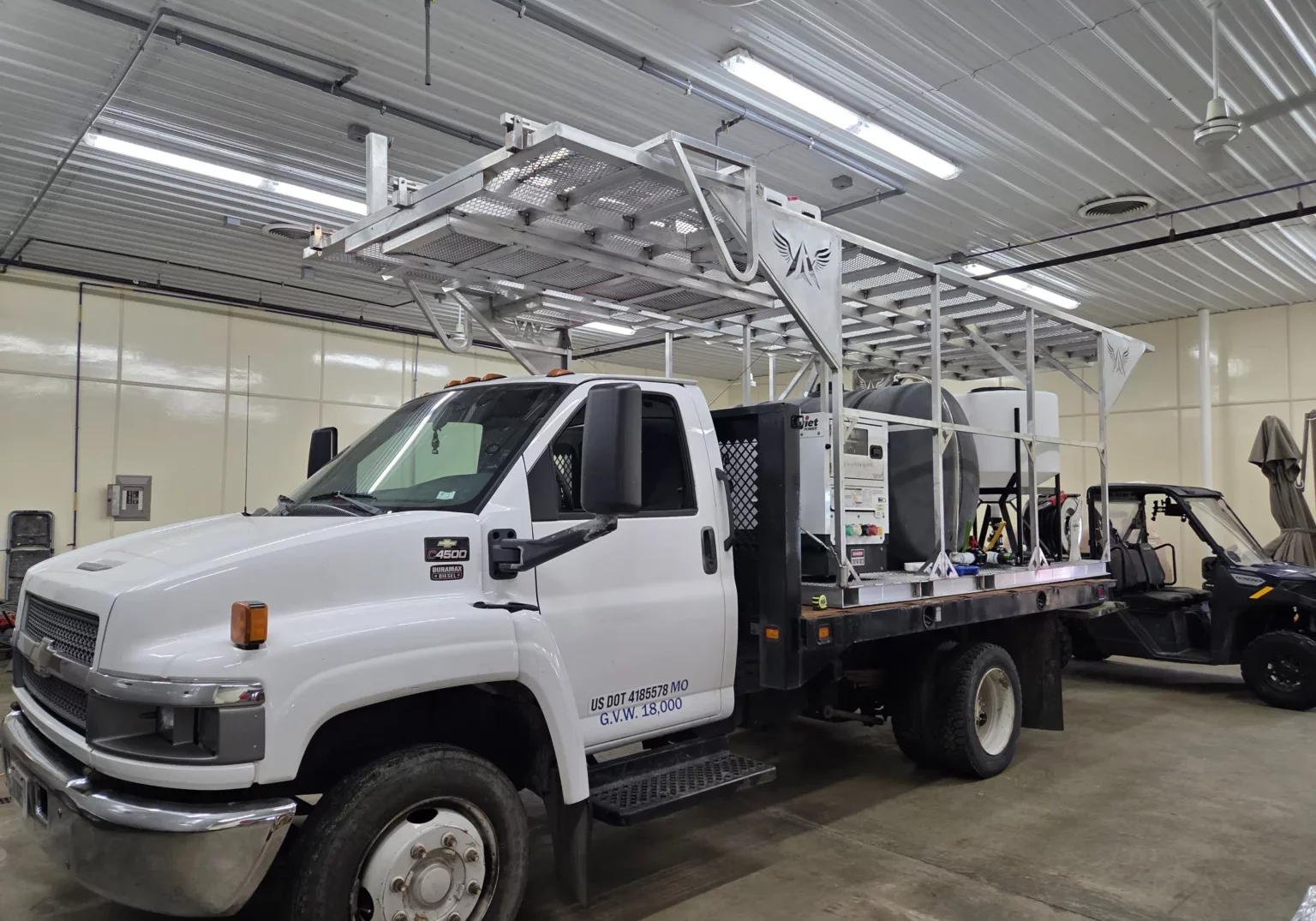 Drone Aerotech Ag Spraying Services Truck